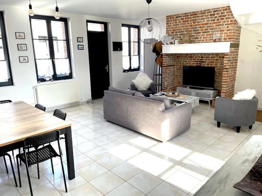 La Muche Valericaine, Coeur De Ville, Jardin Saint-Valéry-sur-Somme Ngoại thất bức ảnh